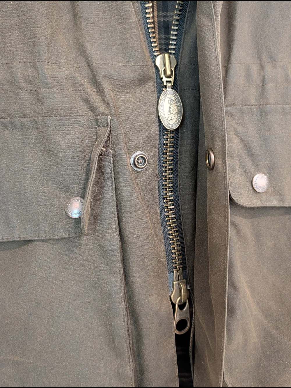 The Australian Outback Collection Waxed Cotton Field Jacket - Men's Size S
